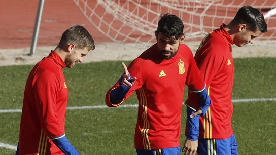 Diego Costa, en Las Rozas Diego Costa, en Las Rozas