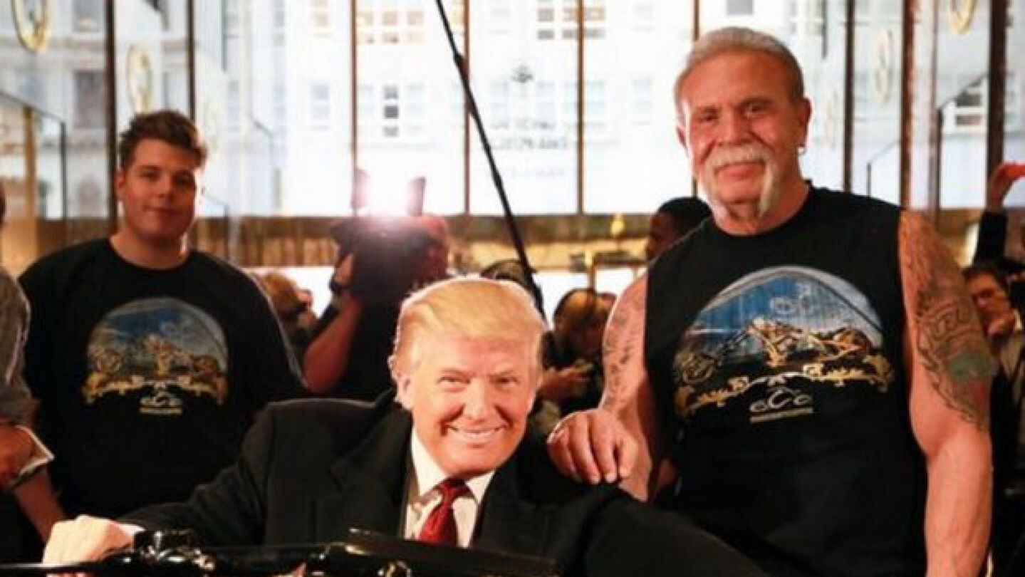 La moto 'presidencial' de Donald Trump