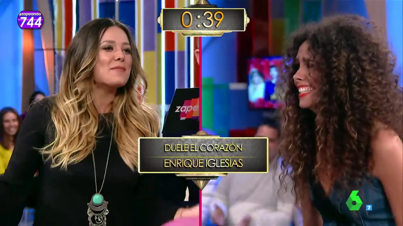 Lorena Gómez y Cristina Pedroche, en Zapeando