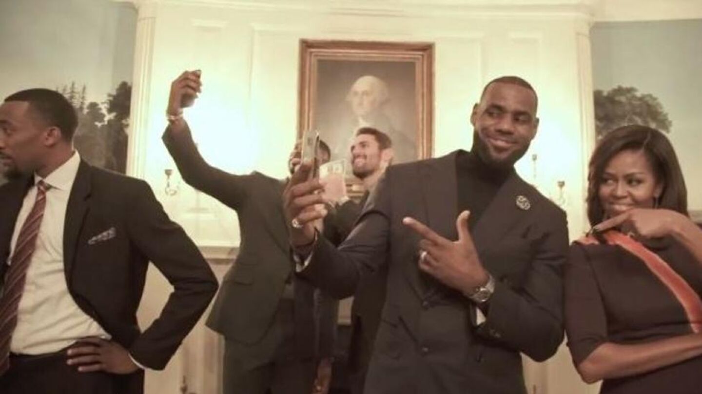 El 'Mannequin Challenge' de los Cavs en la Casa Blanca