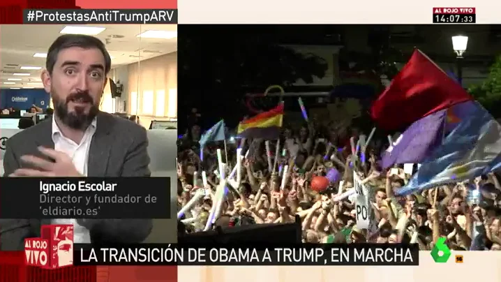 Frame 11.583954 de: Ignacio Escolar: "La política internacional en España sólo tiene interés si sirve para atizar al de enfrente"