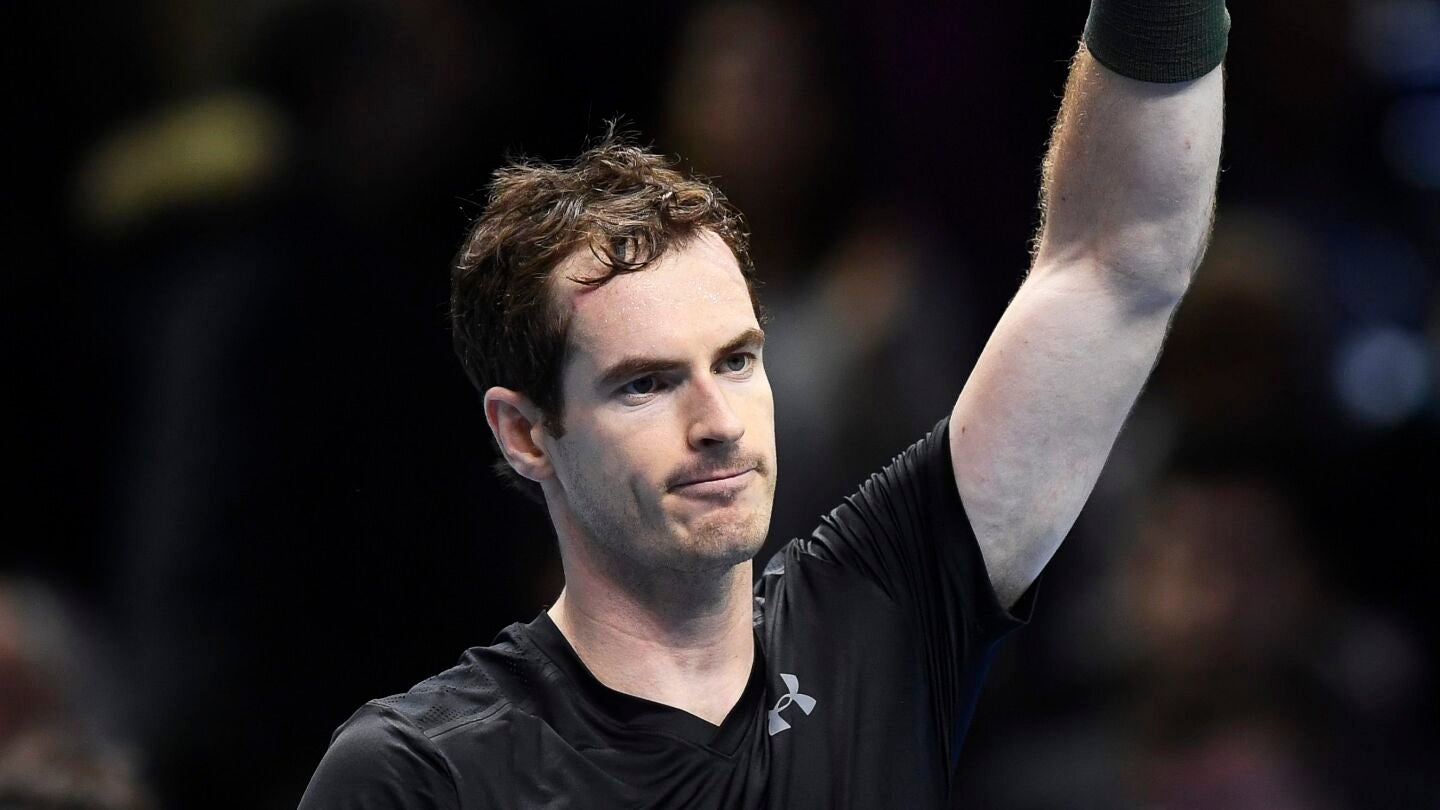 Andy Murray celebra su victoria ante el japon&eacute;s Kei Nishikori 
