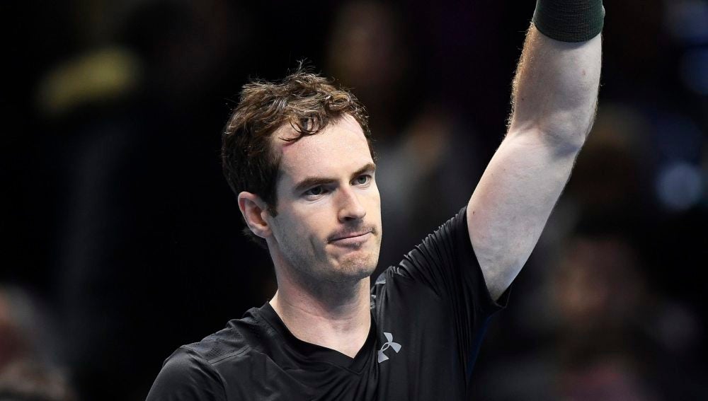 Andy Murray celebra su victoria ante el japonés Kei Nishikori 