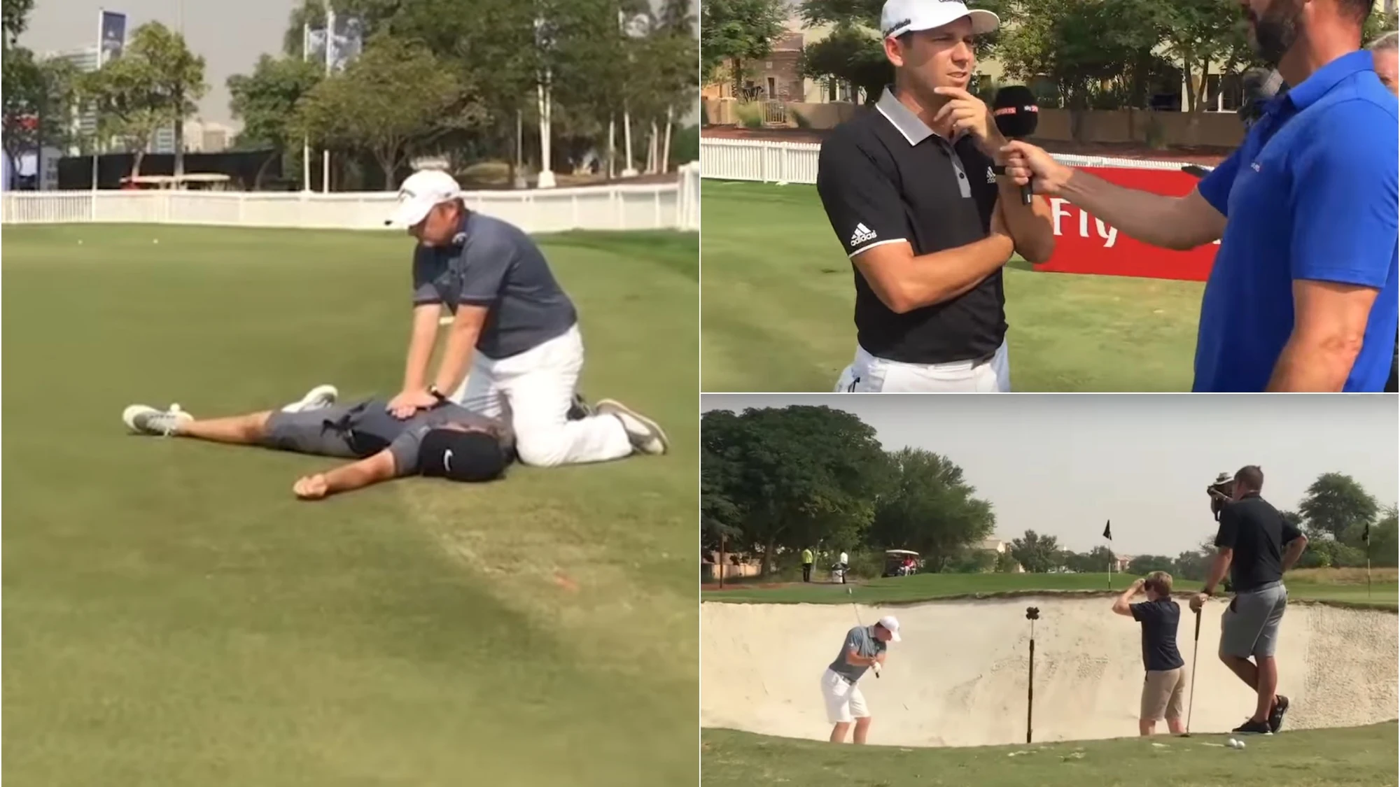 El 'Mannequin Challenge' del European Tour