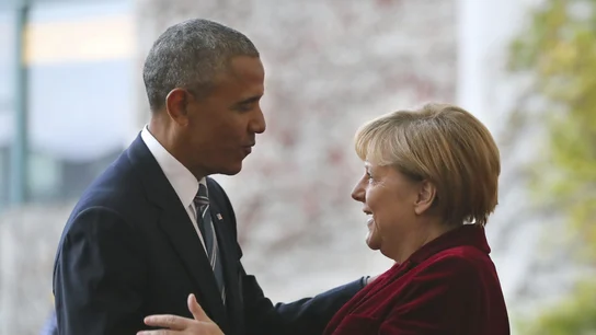 Obama y Merkel, reunidos en Alemania Obama y Merkel, reunidos en Alemania