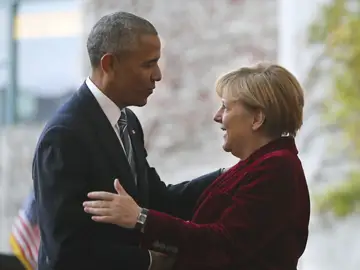 Obama y Merkel, reunidos en Alemania