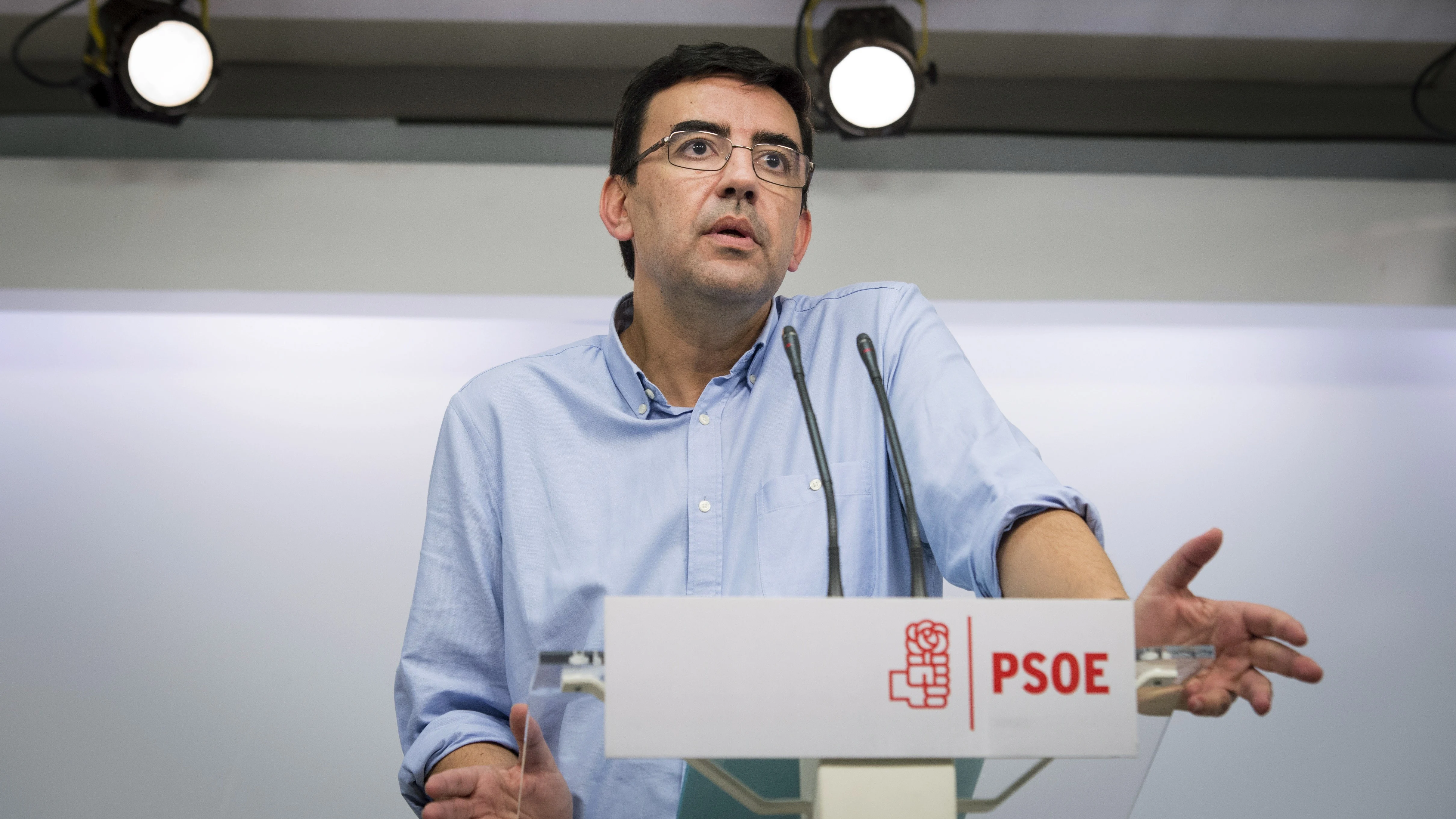 Mario Jiménez, portavoz de la gestora del PSOE