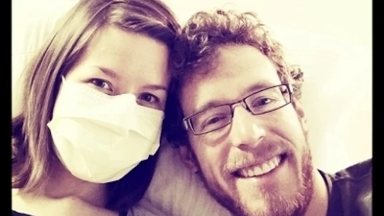 Johanna junto a su marido Johanna junto a su marido