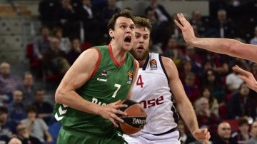 El pívot alemán del Baskonia Johannes Voigtmann 