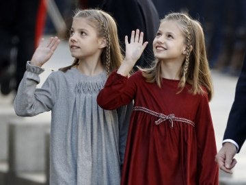 La princesa de Asturias Leonor y la Infanta Sofía La princesa de Asturias Leonor y la Infanta Sofía