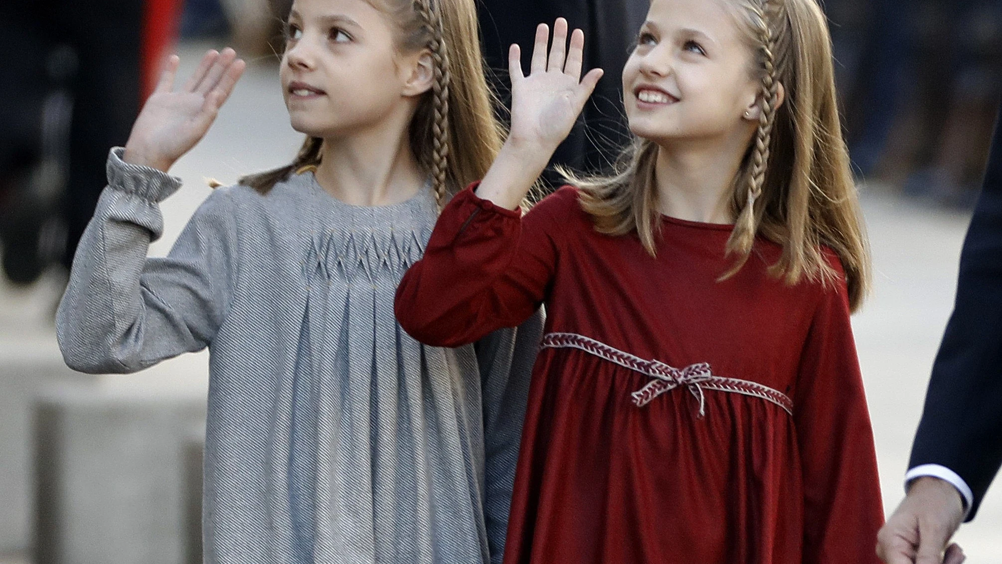 La princesa de Asturias Leonor y la Infanta Sofía