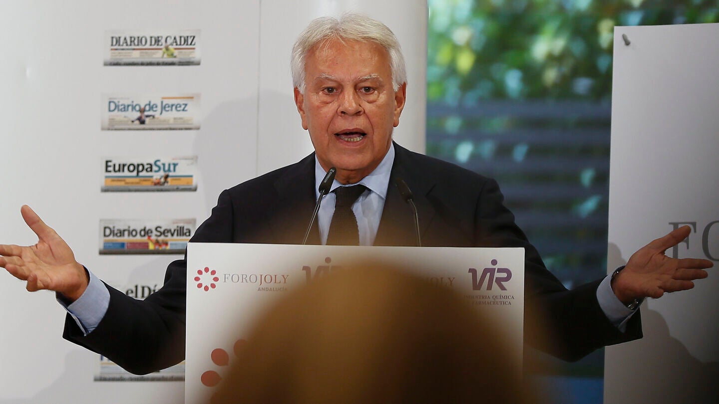 El expresidente del Gobierno Felipe Gonz&aacute;lez