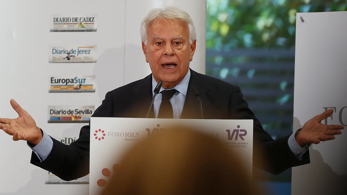 El expresidente del Gobierno Felipe González El expresidente del Gobierno Felipe González