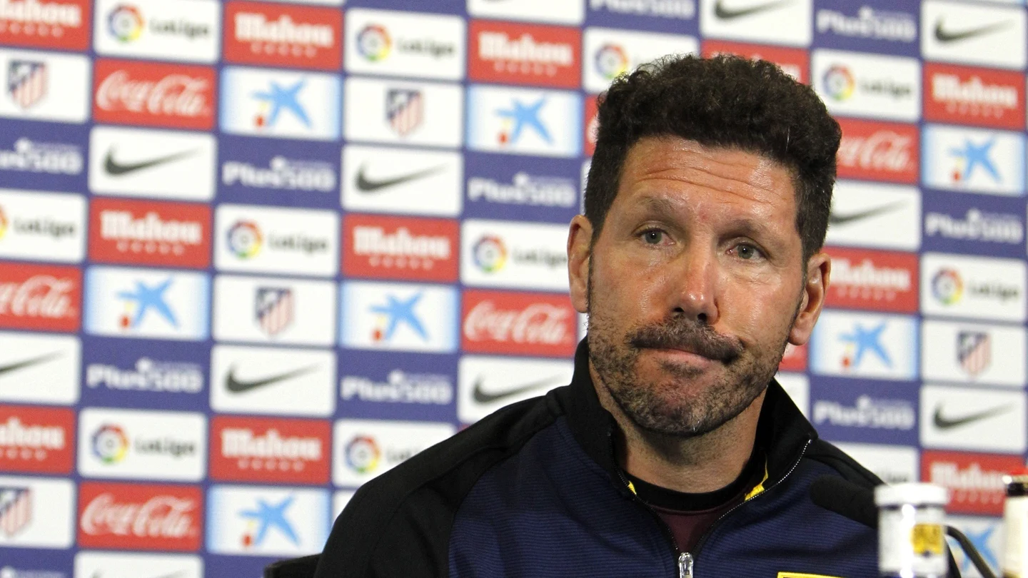 Simeone en rueda de prensa Simeone en rueda de prensa
