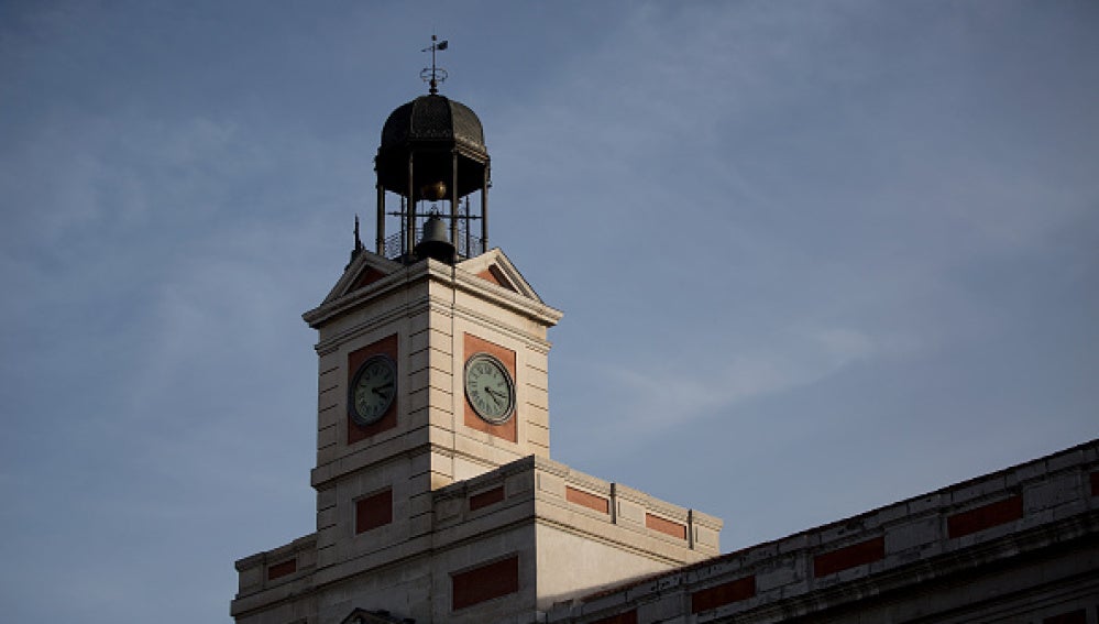 El reloj de la Puerta del Sol de Madrid