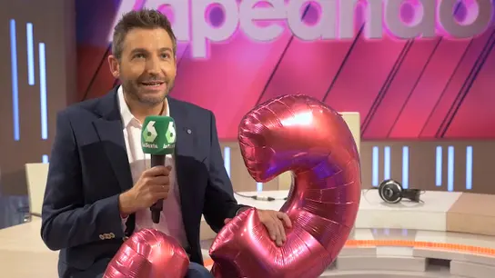 Frank Blanco celebra los tres años de Zapeando Frank Blanco celebra los tres años de Zapeando