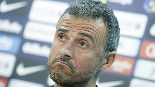 Luis Enrique, en rueda de prensa