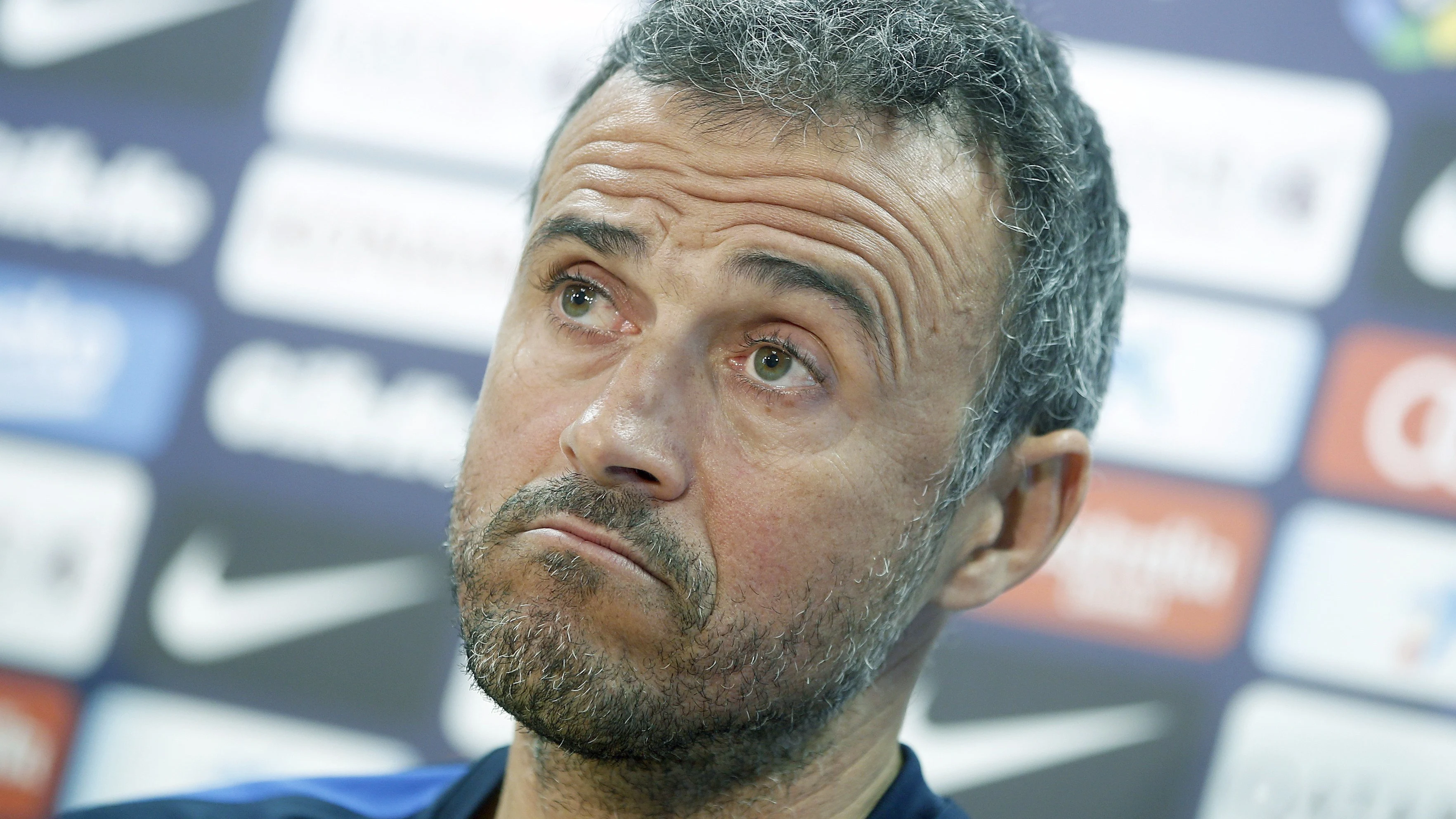 Luis Enrique, en rueda de prensa