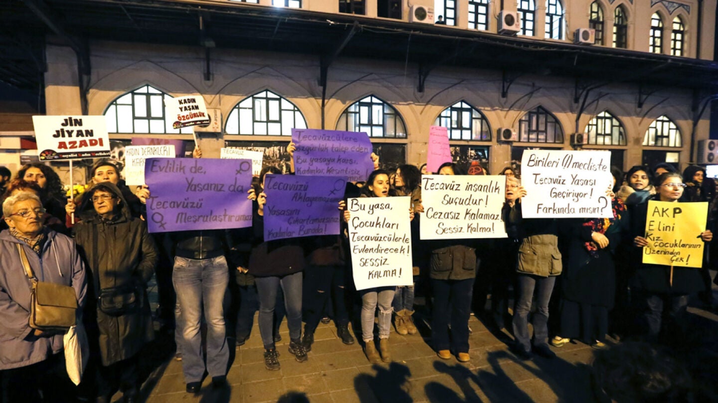 Protestas en Turqu&iacute;a contra la violencia machista