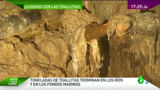Frame 64.631768 de: Tirar las toallitas al inodoro le cuesta a España 500 millones de euros cada año Frame 64.631768 de: Tirar las toallitas al inodoro le cuesta a España 500 millones de euros cada año