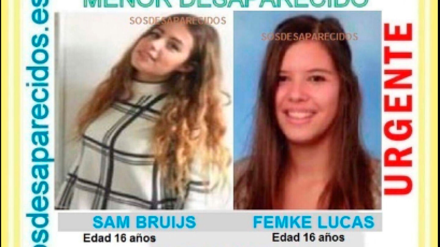Las menores desaparecidas en M&aacute;laga