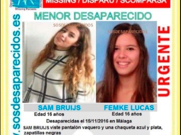 Las menores desaparecidas en Málaga Las menores desaparecidas en Málaga