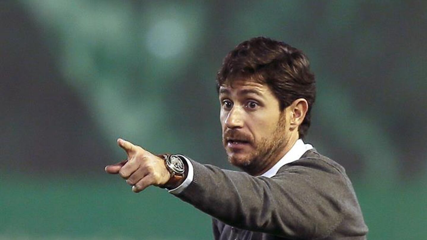 El entrenador del Betis, V&iacute;ctor S&aacute;nchez del Amo.