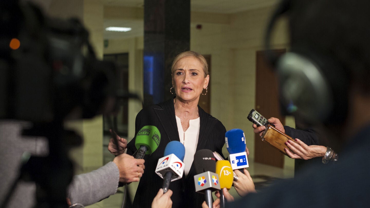 La presidenta de la Comunidad de Madrid, Cristina Cifuentes