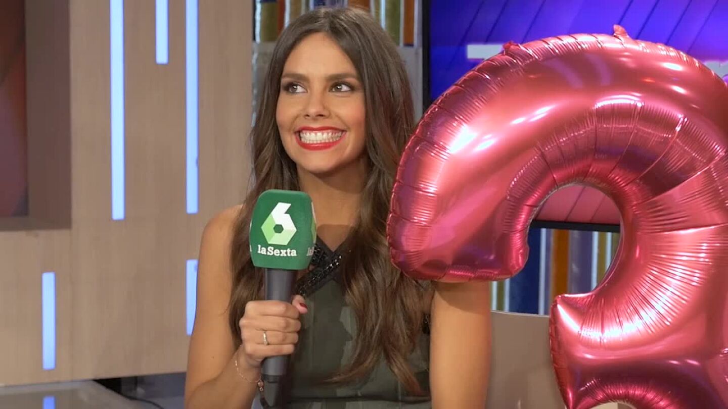 Cristina Pedroche, en el tercer cumplea&ntilde;os de Zapeando