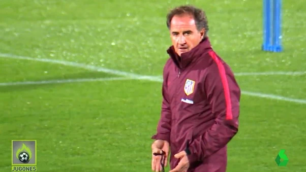 El 'profe' Ortega pide intensidad en el entrenamiento del Atl&eacute;tico