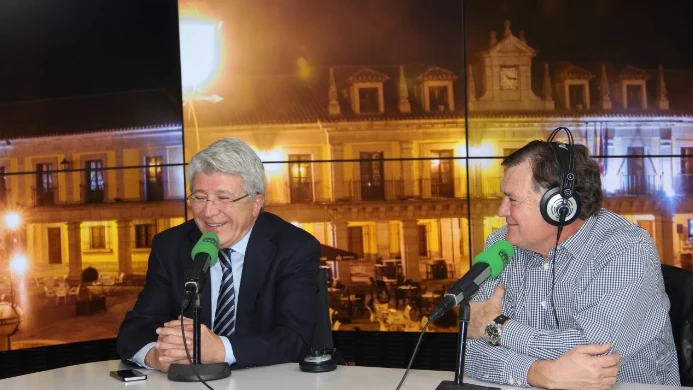 Enrique Cerezo y José Antonio Camacho, en El Transistor de Onda Cero