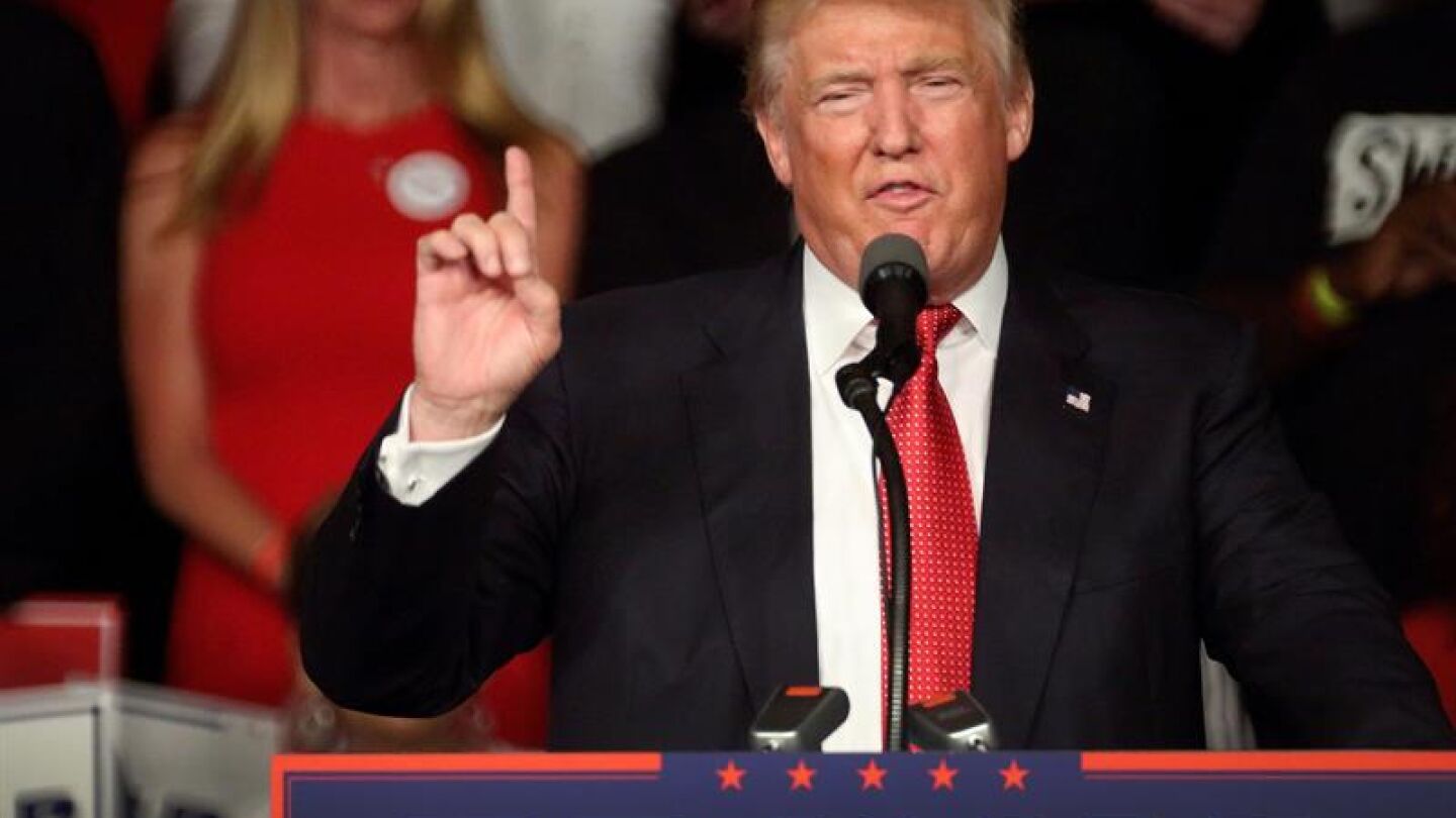 El presidente electo de Estados Unidos, Donald Trump