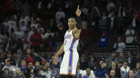Westbrook, en un partido con los Thunder Westbrook, en un partido con los Thunder
