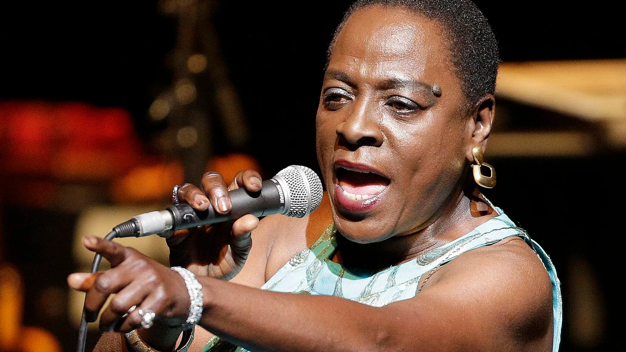 La cantante estadounidense Sharon Jones 