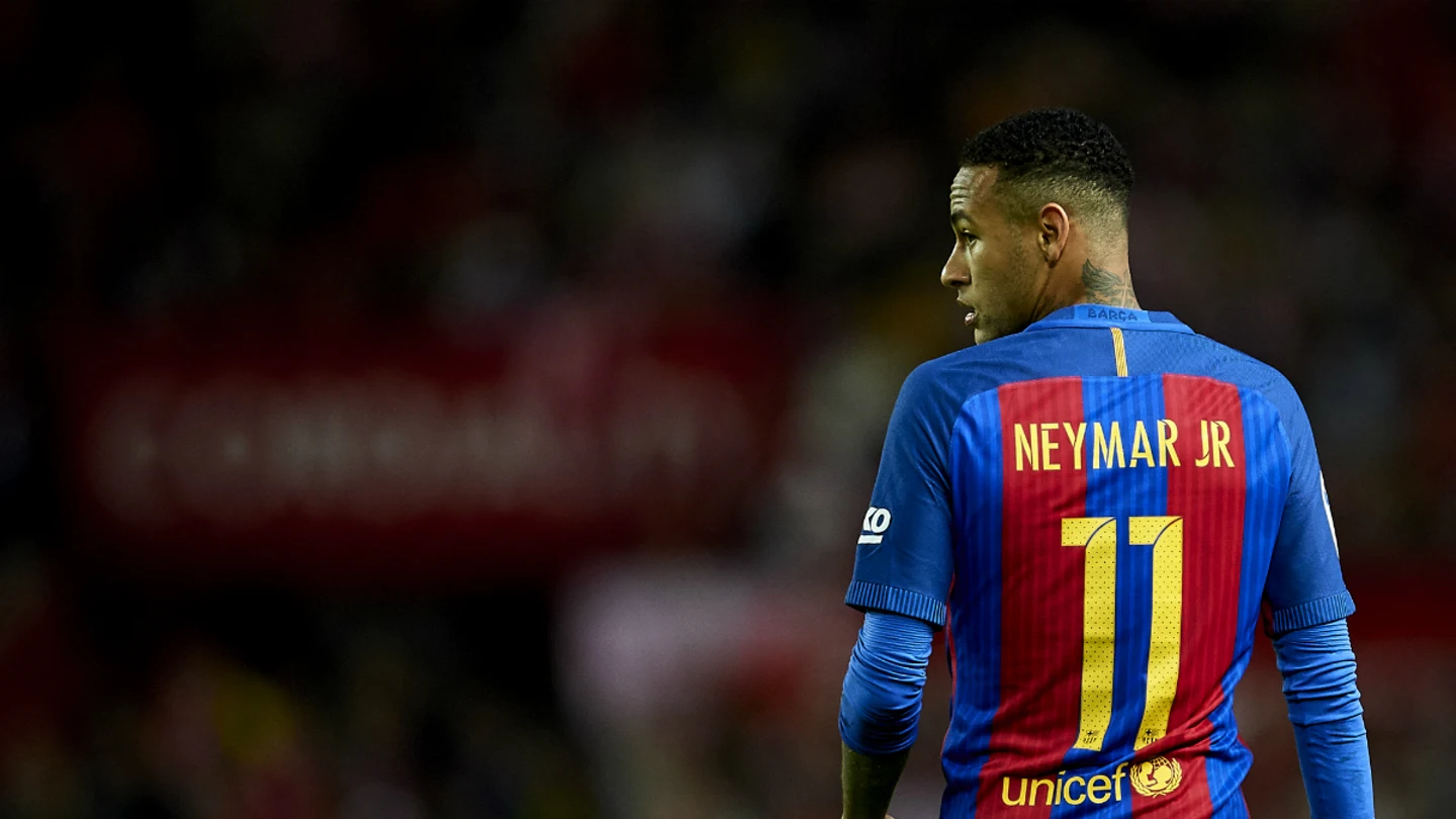 Neymar, con el Barcelona Neymar, con el Barcelona