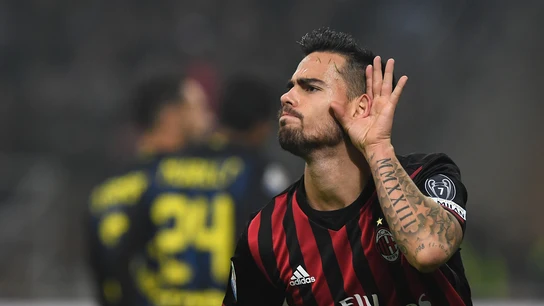 Suso celebra un gol ante el Inter Suso celebra un gol ante el Inter