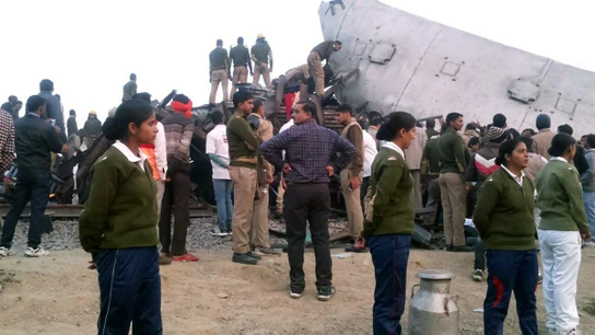 Accidente de tren en la India Accidente de tren en la India