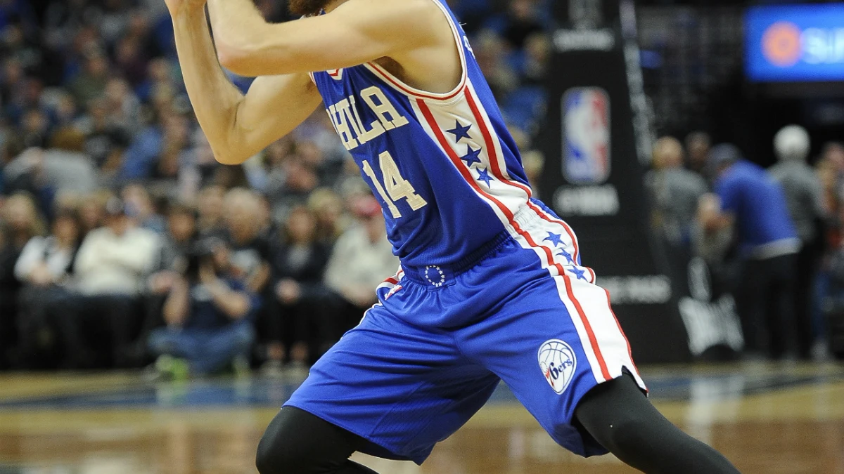 Sergio Rodríguez, con los Sixers