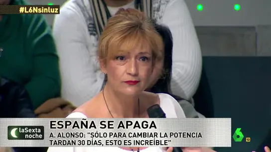 Ana Alonso, afectada por la pobreza energética Ana Alonso, afectada por la pobreza energética