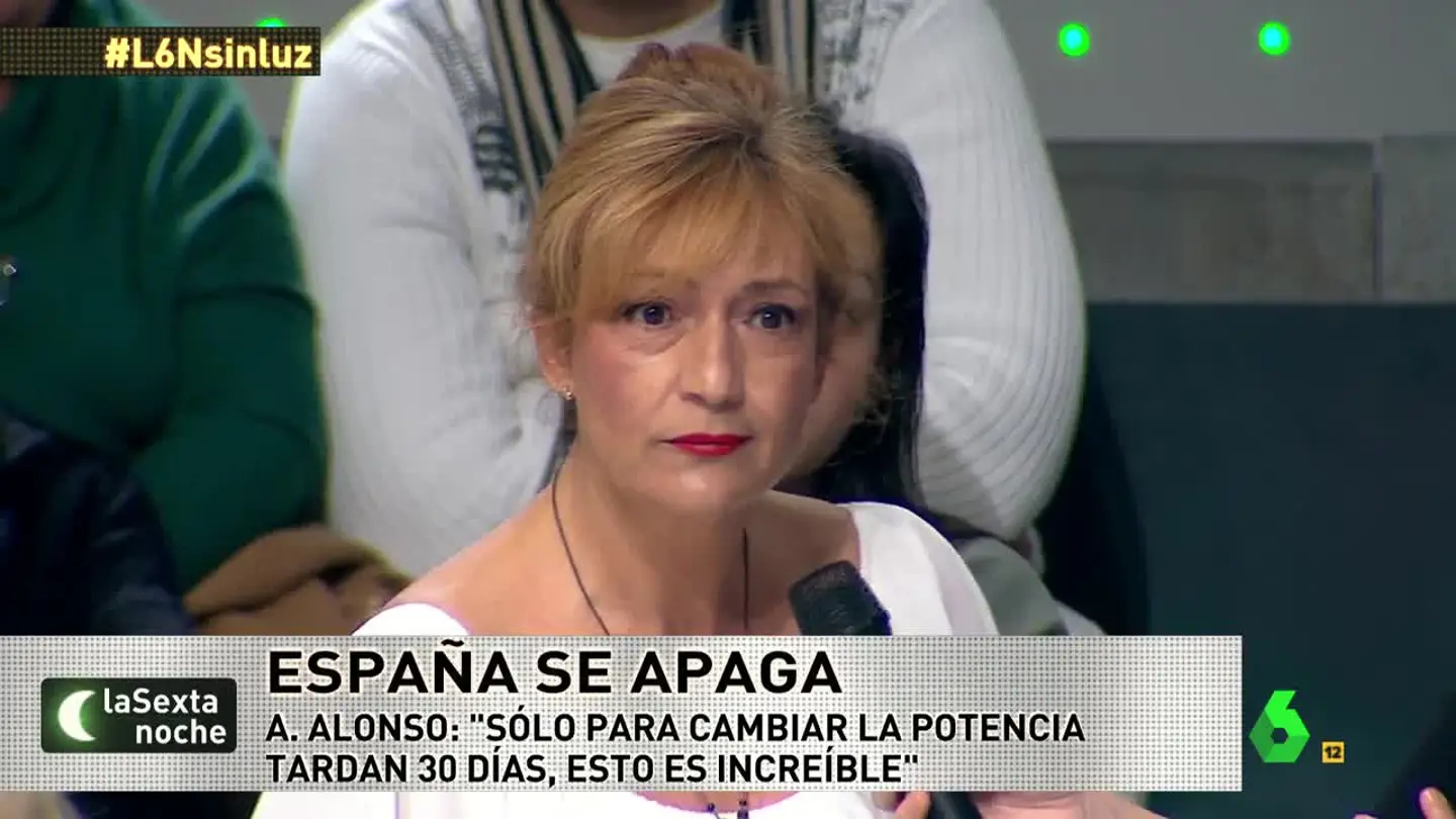 Ana Alonso, afectada por la pobreza energética Ana Alonso, afectada por la pobreza energética