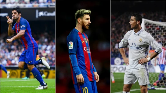 La lucha por el Pichichi, entre Suárez, Messi y Cristiano La lucha por el Pichichi, entre Suárez, Messi y Cristiano