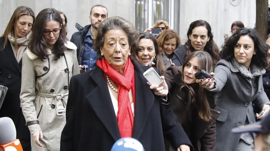 La senadora y exalcaldesa de Valencia por el PP, Rita Barberá La senadora y exalcaldesa de Valencia por el PP, Rita Barberá