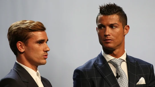Cristiano y Griezmann juntos en una gala Cristiano y Griezmann juntos en una gala