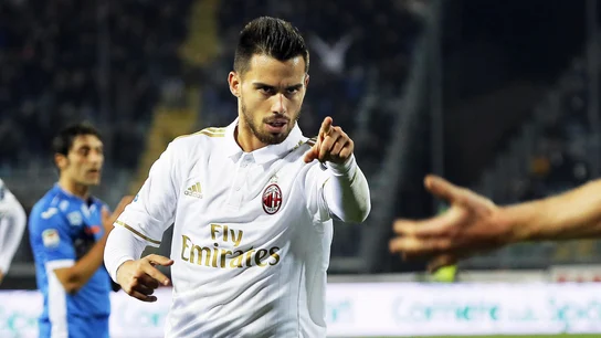 Suso celebrando su gol al Émpoli Suso celebrando su gol al Émpoli