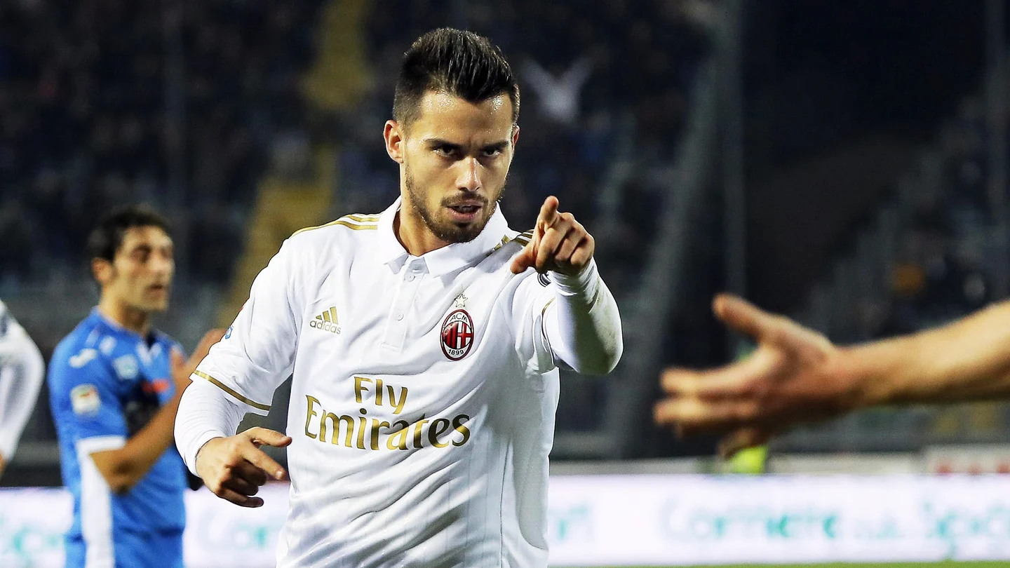 Suso celebrando su gol al Émpoli Suso celebrando su gol al Émpoli