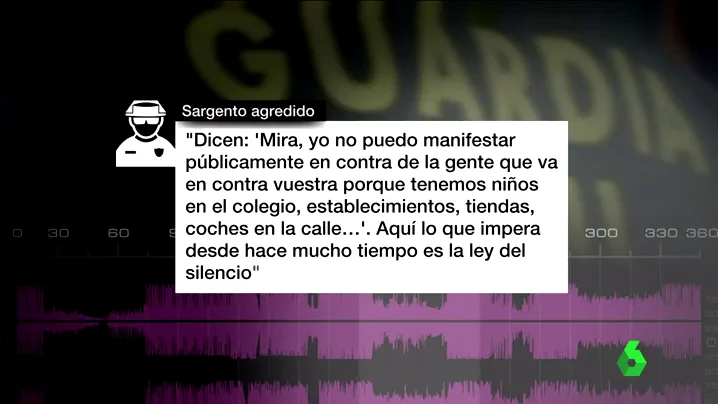 Frame 97.072741 de: "Aquí impera desde hace tiempo la ley del silencio", el testimonio de uno de los agentes agredidos en Alsasua