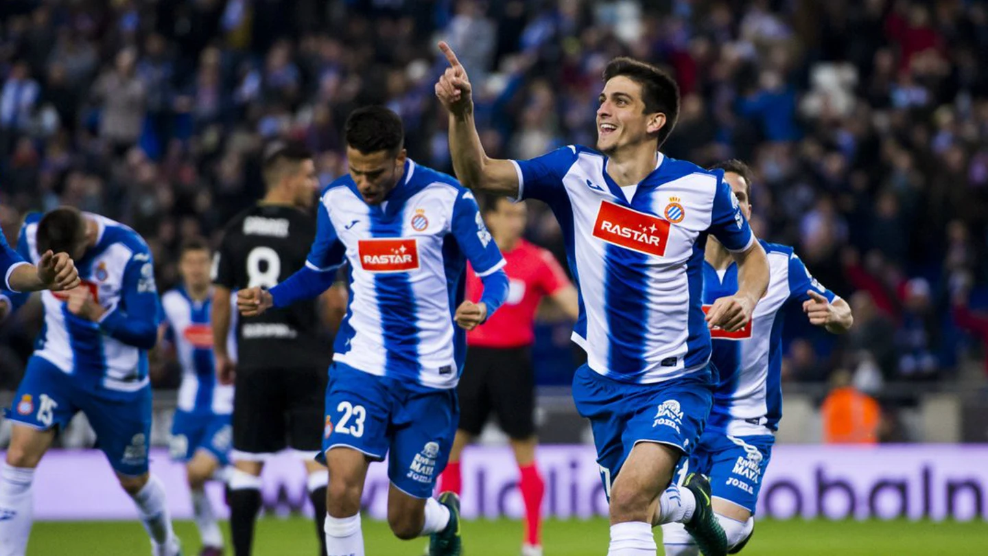 Gerard Moreno celebra un gol con el Espanyol Gerard Moreno celebra un gol con el Espanyol