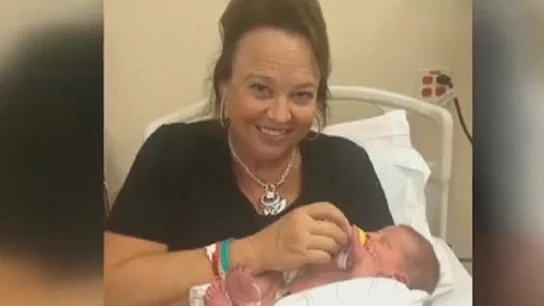 Megan Barker Megan Barker con su nieto