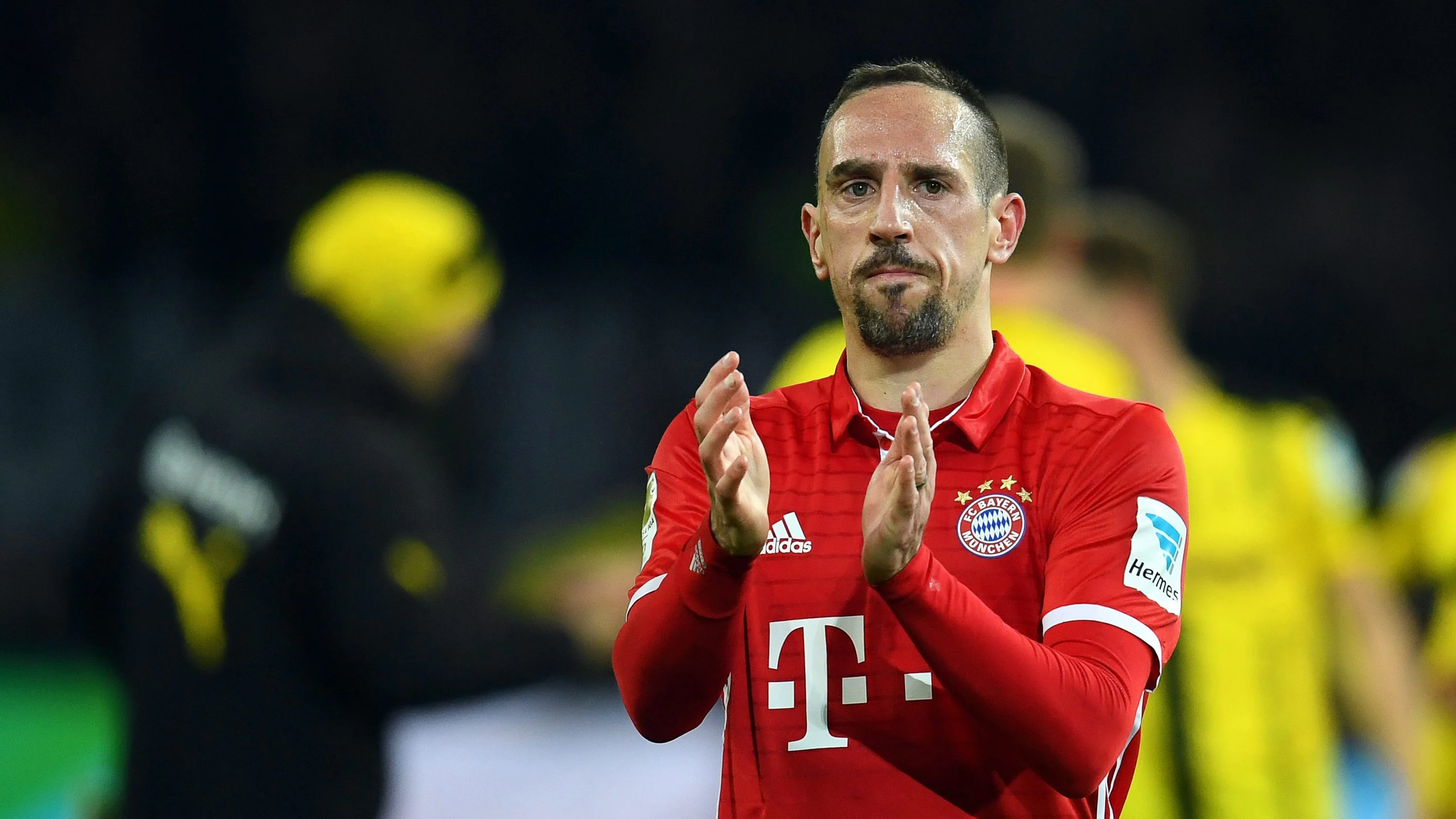 Ribéry en un partido con el Bayern