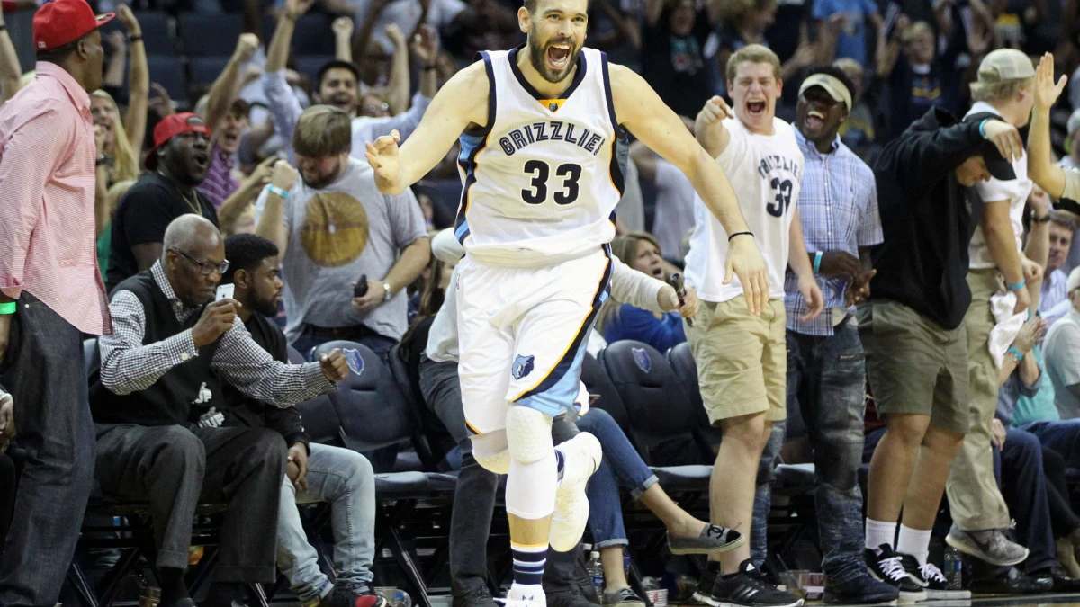 Marc Gasol, de celebración